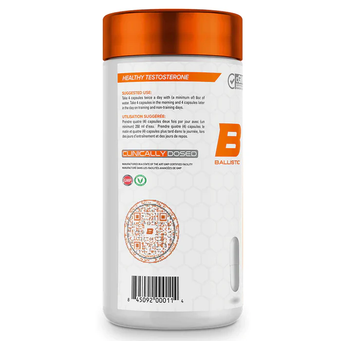 Ballistic Labs | TRT Testosterone Booster (160 Vcaps) - Image 3