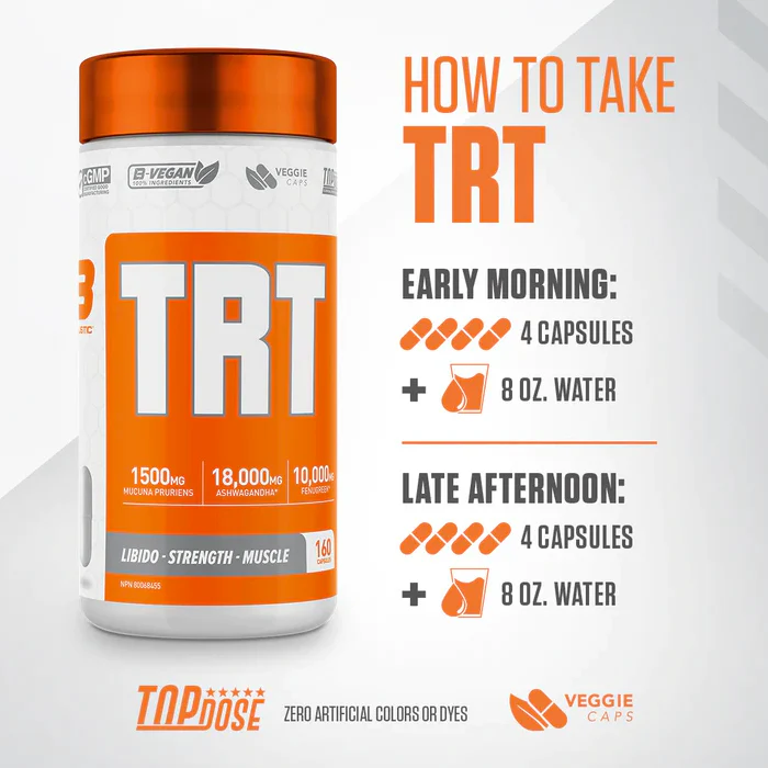 Ballistic Labs | TRT Testosterone Booster (160 Vcaps) - Image 5